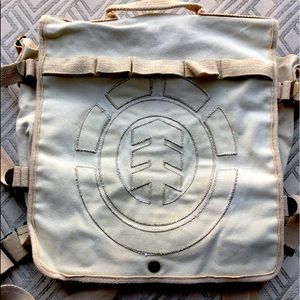 Element Backpack Messenger bag.